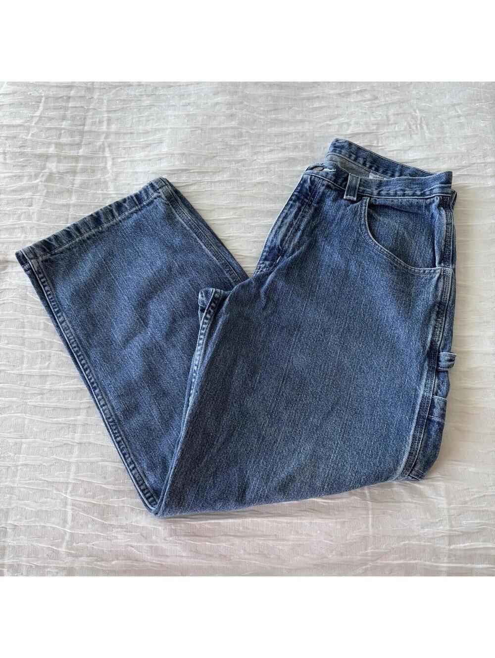 Faded Glory Men's Blue and Navy Jeans